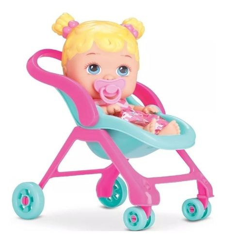 Boneca Bebe Little Dolls Passeio Divertoys Menina Infantil
