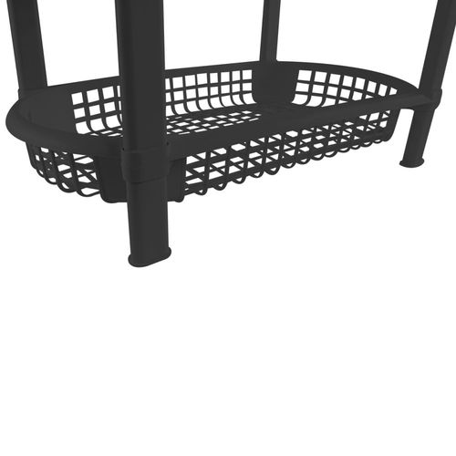 Fruteira Vertical 4 Andares Preta