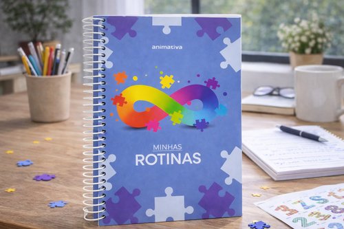 Agenda Minhas Rotinas 176 Folhas - Azul
