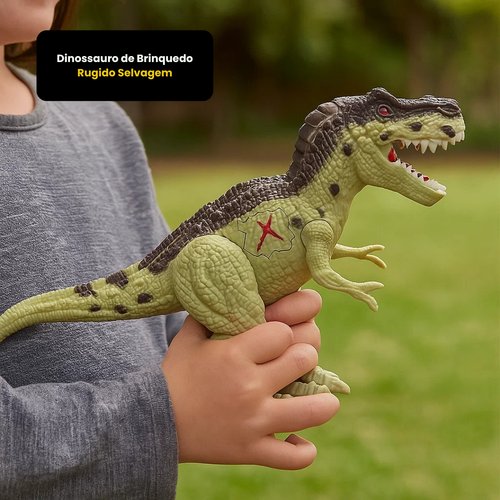 Dinossauro De Brinquedo Rugido Selvagem