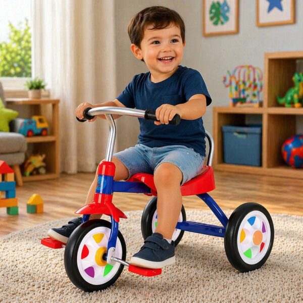 15524867386-juyyipjgvwc-xl.jpg Triciclo Infantil UNITOYS Azul com Pedal - Conforto e Segurança para seu Pequeno