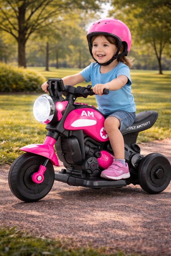 Mini Moto Elétrica Infantil Daily - Rosa