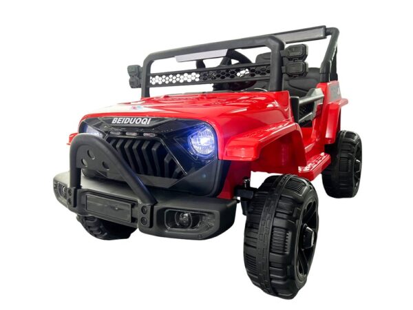 Carrinho Elétrico Infantil Jeep Rubicon  Com Controle Remoto - Vermelha