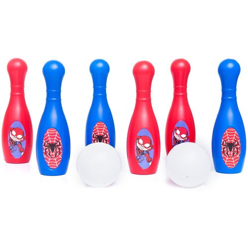 Jogo Infantil Boliche Homem Aranha - 8 peças