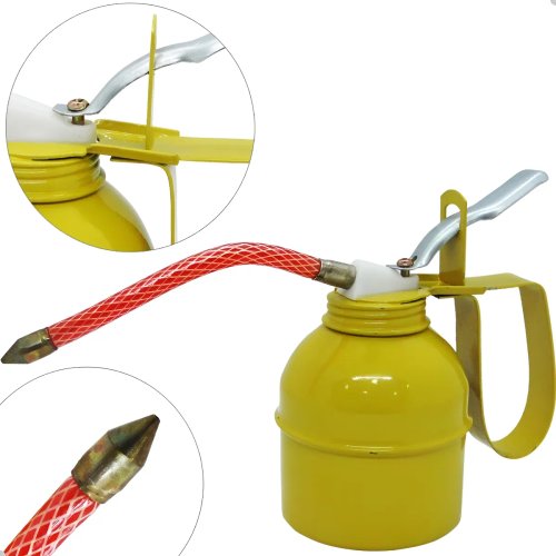 Almotolia Bomba De Óleo Manual 300ml - Amarela