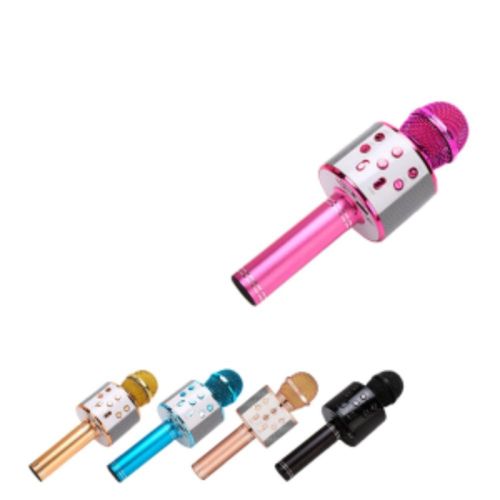 Microfone Karaokê Bluetooth Sortido