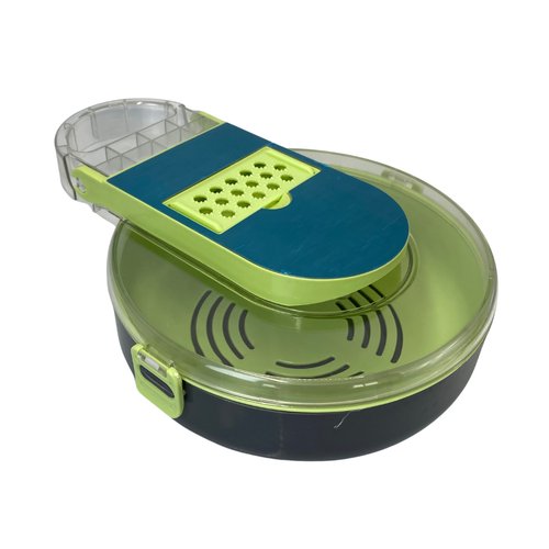 Ralador E Fatiador De Vegetais Redondo 15 Peças