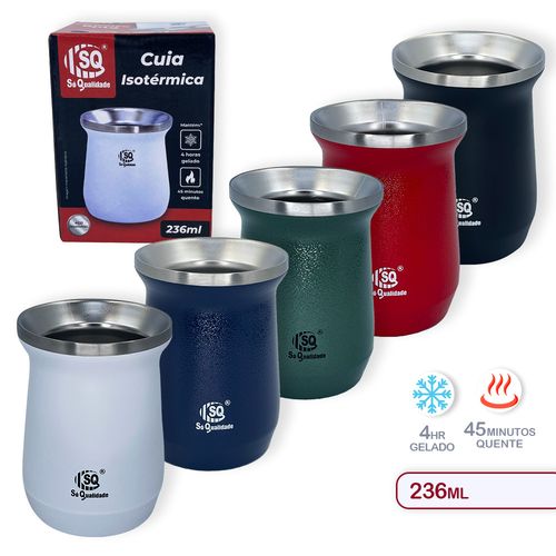 Cuia Térmica Classic Mate 230ml - Vermelha