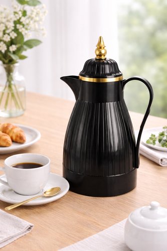 Garrafa Térmica Dubai 1 Litro - Preta