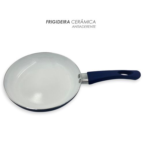 Frigideira Cerâmica Antiaderente 20 cm - Azul
