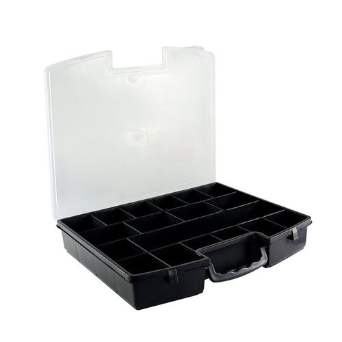 Maleta de Ferramentas Preta com Tampa