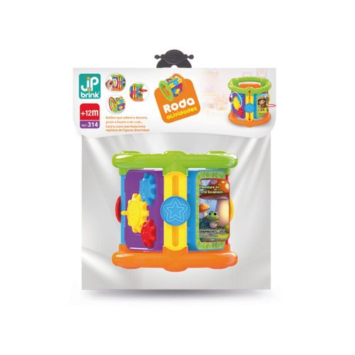Brinquedo Infantil Educativo Roda de Atividades Colorido