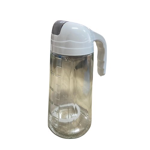 Dispenser de AzeiteÓleo 630 ml Vidro com Tampa e Bico Dosador