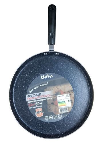 Frigideira Tapioqueira Panquequeira Com Indução 26cm - Preta
