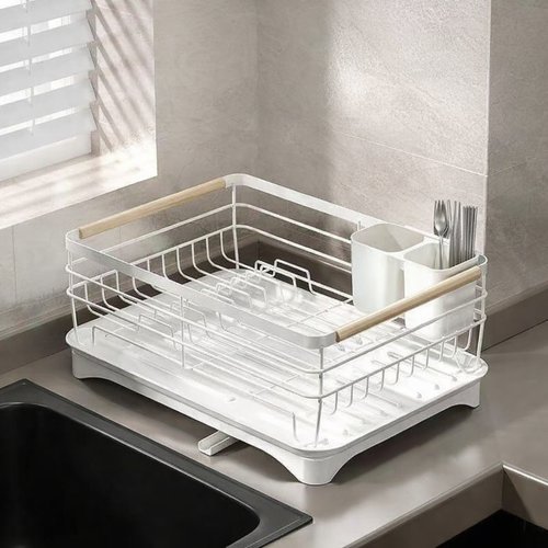 Escorredor de Louças com Porta-Talheres – Base Coletora