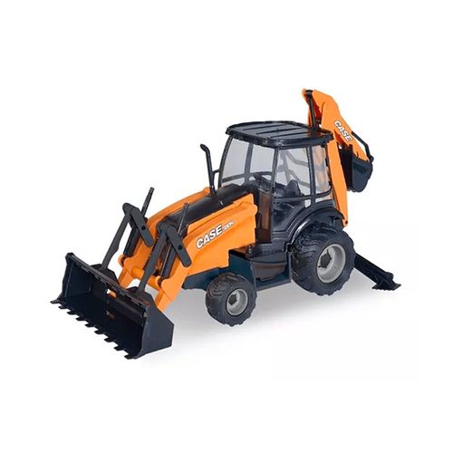 Retroescavadeira com Pneus de Borracha