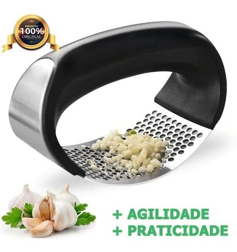 7354n0g6hbp-lg.jpg Espremedor Amassador Triturador De Alho Manual Cozinha Inox