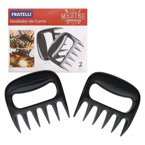 Garra De Urso Desfiadores Para Churrasco Garfo 2 Peças
