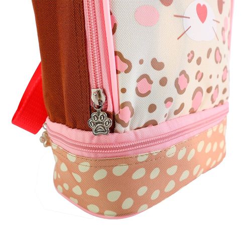 Lancheira Térmica Infantil Escolar Passeio Costas Onça