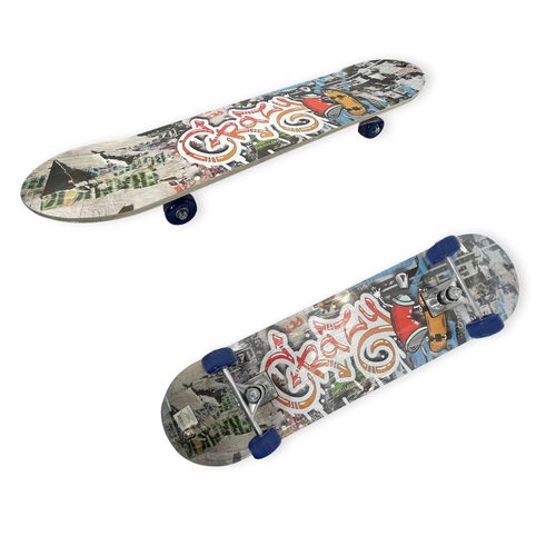 Skate Montado Semi Profissional Completo Crazy