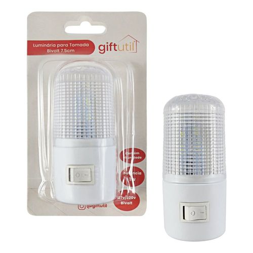 Luz Noturna de LED Bivolt 127v-220v