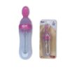 Mamadeira Colher Dosadora Bebê Silicone Rosa
