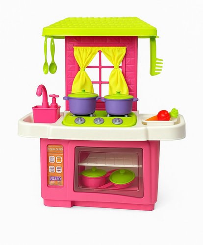 Kit Cozinha Infantil Forno Pia Fogão E Acessórios