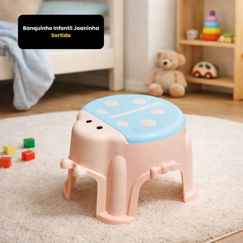 Banquinho Infantil Joaninha - Sortida