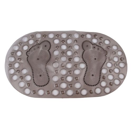 Tapete para Banheiro Oval Antiderrapante - Sortido