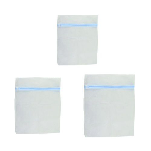 Kit 03 Unidades Bolsa para Lavar Roupas com Zíper