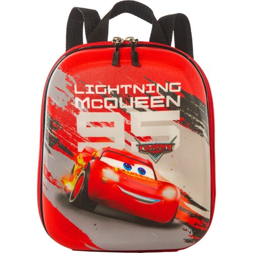 Mochila Infantil Cars McQueen Tamanho P - Vermelha