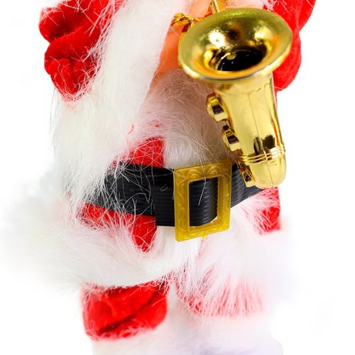 Papai Noel Musical Com Movimento E Saxofone