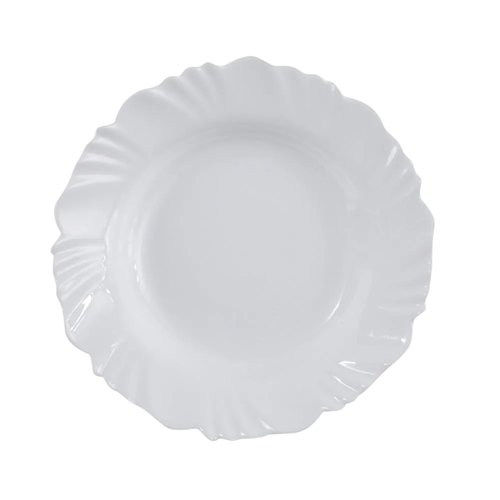 Conjunto de 6 Pratos Fundo Redondo 23cm - Branca