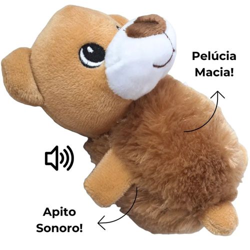 Mordedor Urso de Pelúcia para Pets