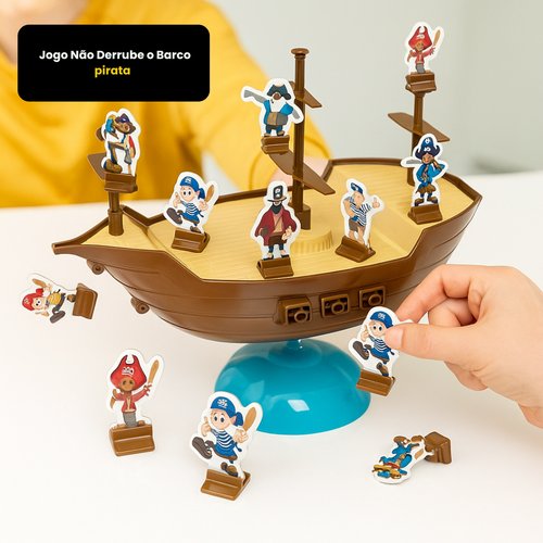Jogo Não Derrube o Barco pirata