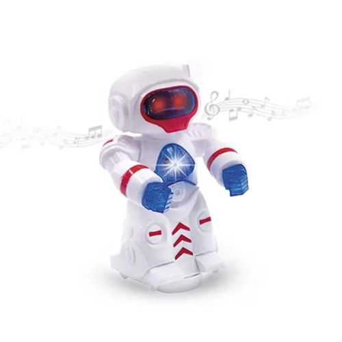 Brinquedo Infantil Robô Bate e Volta com Luz e Som