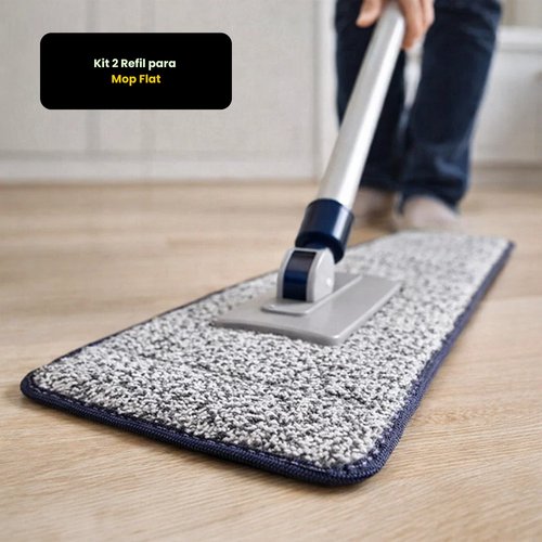 Kit 2 Refil para Mop Flat