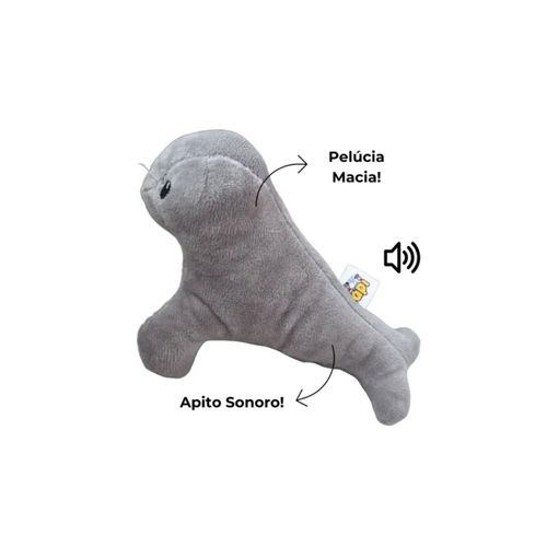 Mordedor Foca de Pelúcia para Pets