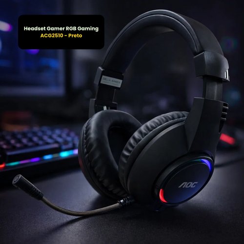 Headset Gamer RGB Gaming ACG2510 - Preto