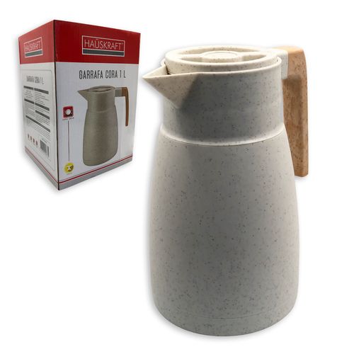 Garrafa Térmica Cora Café Chá 1 Litro - Baunilha