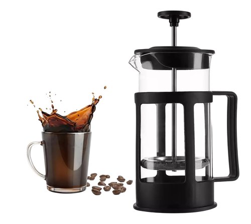 Cafeteira Francesa 600ml - Preta