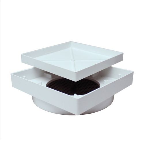 WE DROP - Ralo 10x10 Oculto Seca Piso/porcelanato Inteligente Branco
