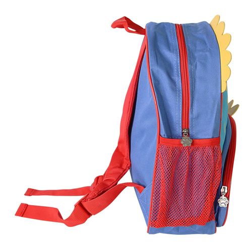 Mochila Escolar Infantil Dinossauro- Azul