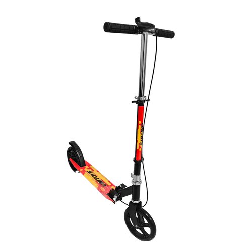 Patinete Infantil Dobrável Com Rodas Grandes - Preto