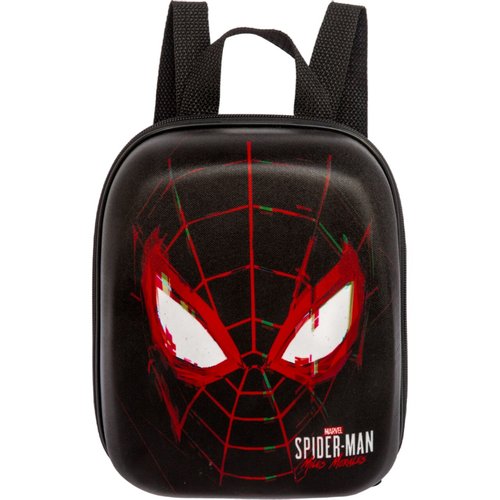 Mochila Infantil Homem Aranha Tamanho P - Preta