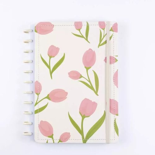 CADERNO DISKO TULIPA M