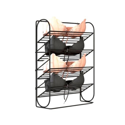 Organizador Aramado Para Peças Íntima 4 Compartimento - Preta