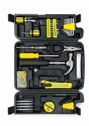 MALETA DE FERRAMENTA COM 200 PECAS