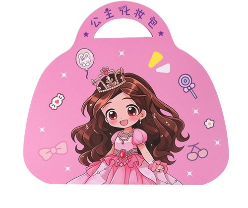 kit infantil Maleta de Maquiagem Princesa - Rosa