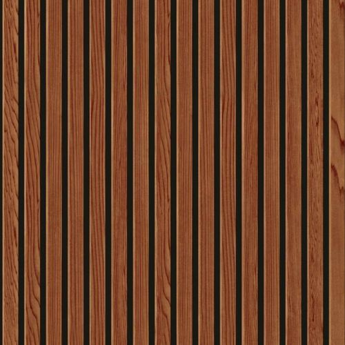 Papel de Parede Adesivo PVC Estampa Tela Amadeirada - 5 Metros